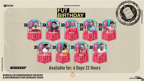 fut birthday fifa 23|FIFA 23 FUT Birthday Team 1 confirmed with Man。